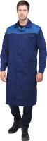 Dressing gown for men "Standard" dark blue/cornflower blue