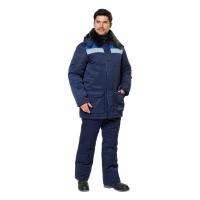 Куртка зимняя рабочая "Прим" темно-синий/василек
