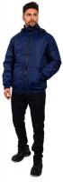 Куртка демисезонная Бомбер-Люкс (тк.Дюспо), мужская, утепленная, ткань: т.синий