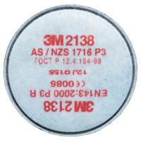3M™ 2138 Particle Filter with added odor control, P3 rating