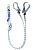 Safety lanyard ARX SSD-2 two-arm