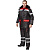 Winter work suit for men z26-KPK with SOP black/red