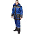 Winter work suit for men z27-KPK with SOP blue/black