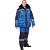 Winter work suit for men z03-KPK with SOP cornflower blue/blue