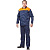 Suit worker summer man's l16-KBR blue/orange
