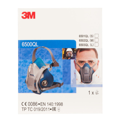 3M™ 6502QL 6500QL Series Half Mask Medium