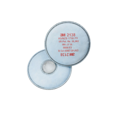 3M™ 2138 Particle Filter with added odor control, P3 rating