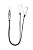 Safety lanyard fire-resistant double-arm ARX SSDO-3