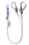 Safety lanyard ARX SSD-2 two-arm