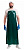 Apron polyurethane "LARIPOL" compacted green. thickness 0.3mm, r.90cm x 115cm