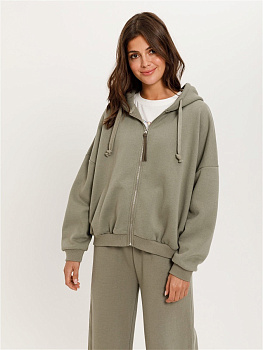 Sweatshirt with a hood for women