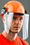 Shield protective KBT Vizion Titan on a helmet