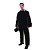 Welder's suit, tarpaulin, with split overlays