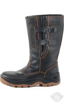Boots "Mars Lux" insulated with natural fur (genuine leather)